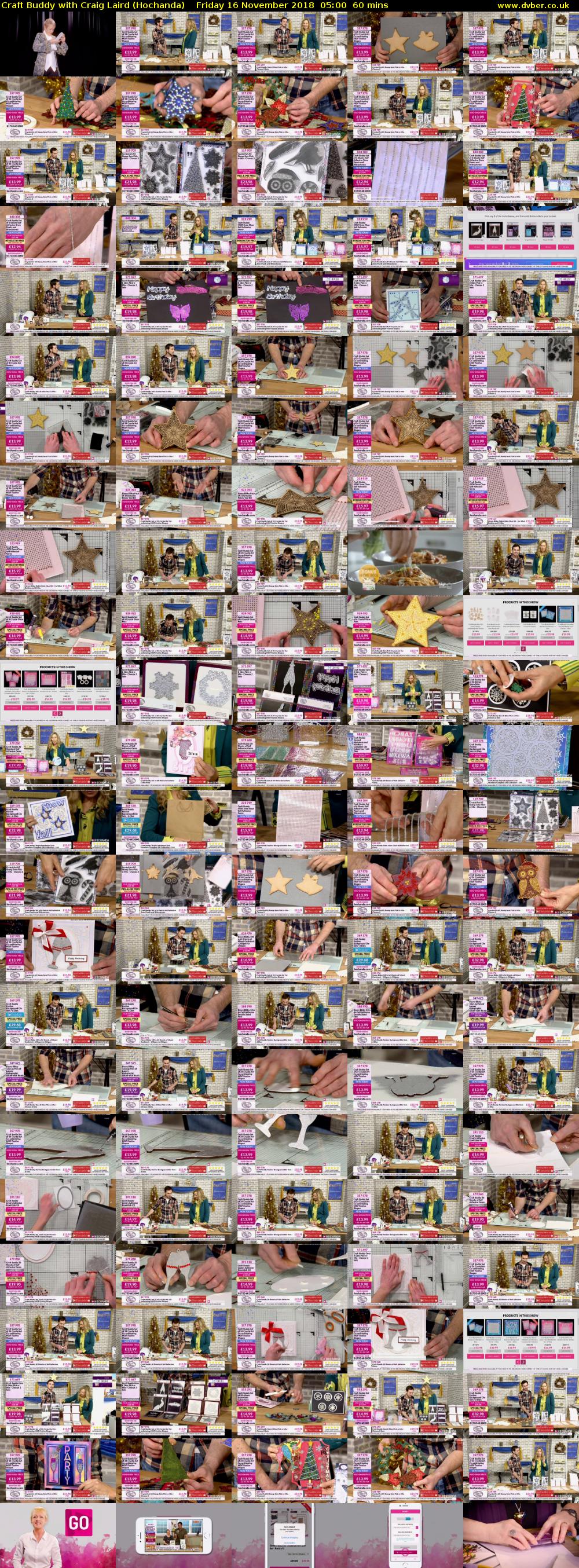 Craft Buddy with Craig Laird (Hochanda) Friday 16 November 2018 05:00 - 06:00