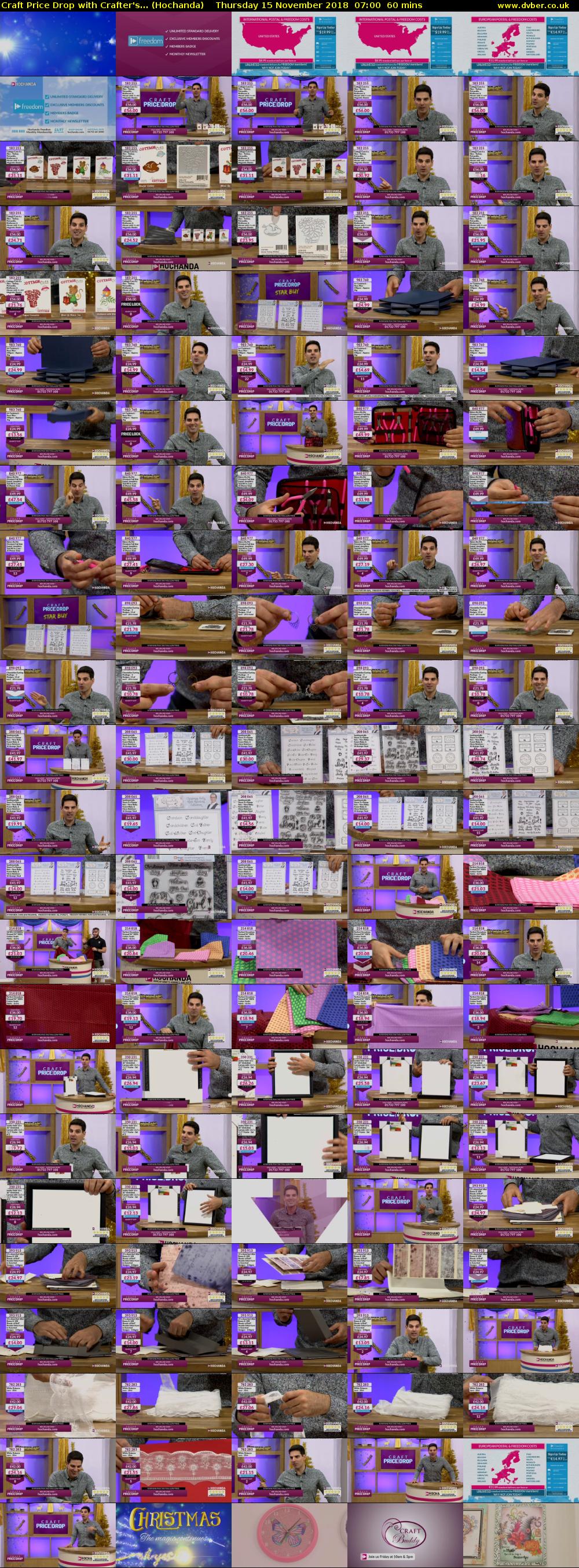 Craft Price Drop with Crafter's... (Hochanda) Thursday 15 November 2018 07:00 - 08:00