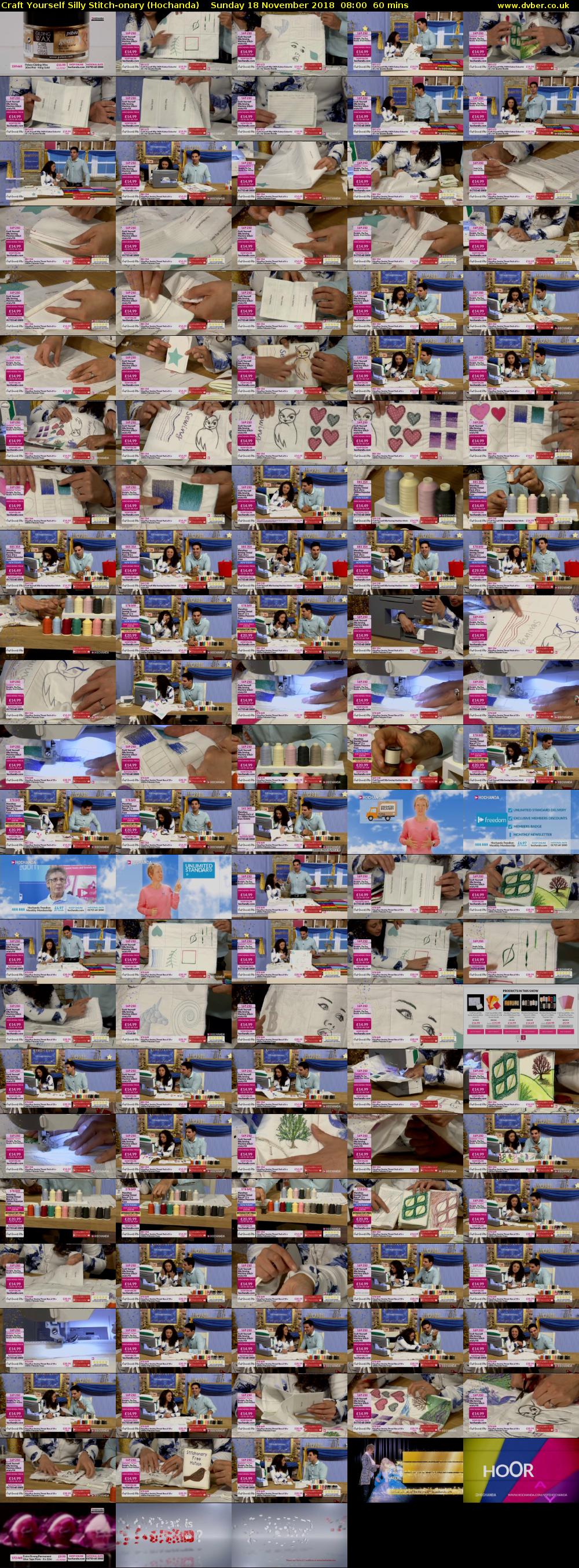 Craft Yourself Silly Stitch-onary (Hochanda) Sunday 18 November 2018 08:00 - 09:00