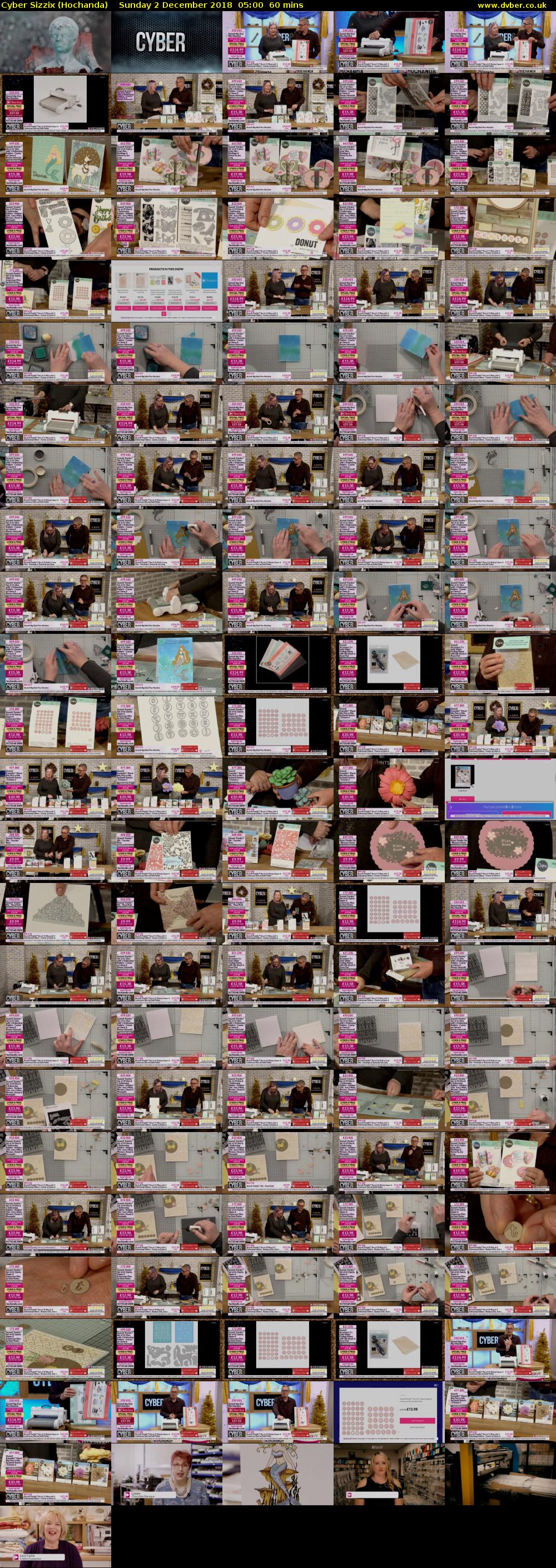Cyber Sizzix (Hochanda) Sunday 2 December 2018 05:00 - 06:00