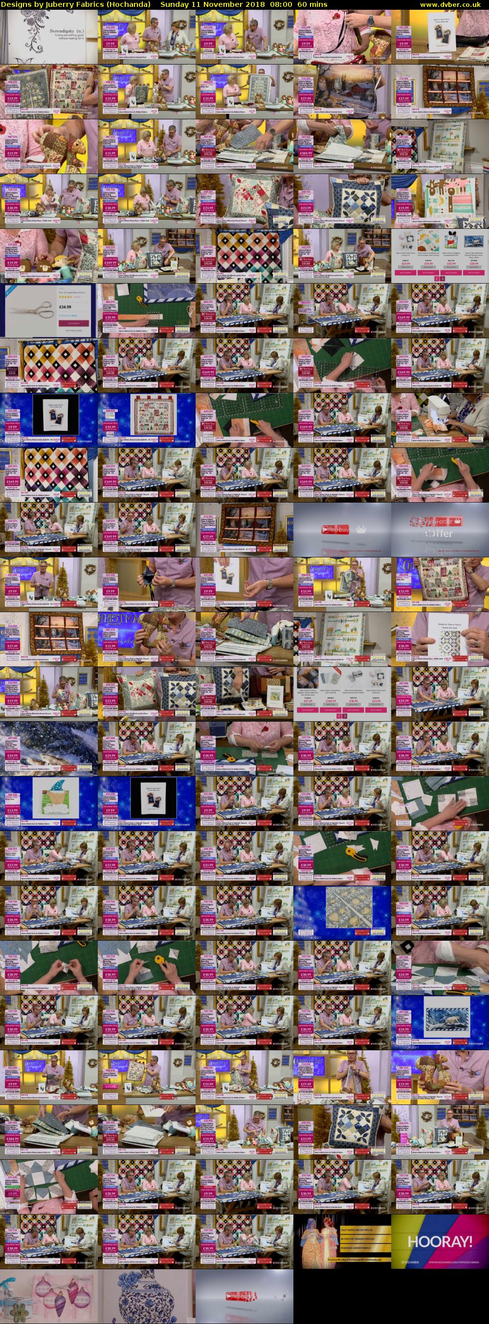 Designs by Juberry Fabrics (Hochanda) Sunday 11 November 2018 08:00 - 09:00