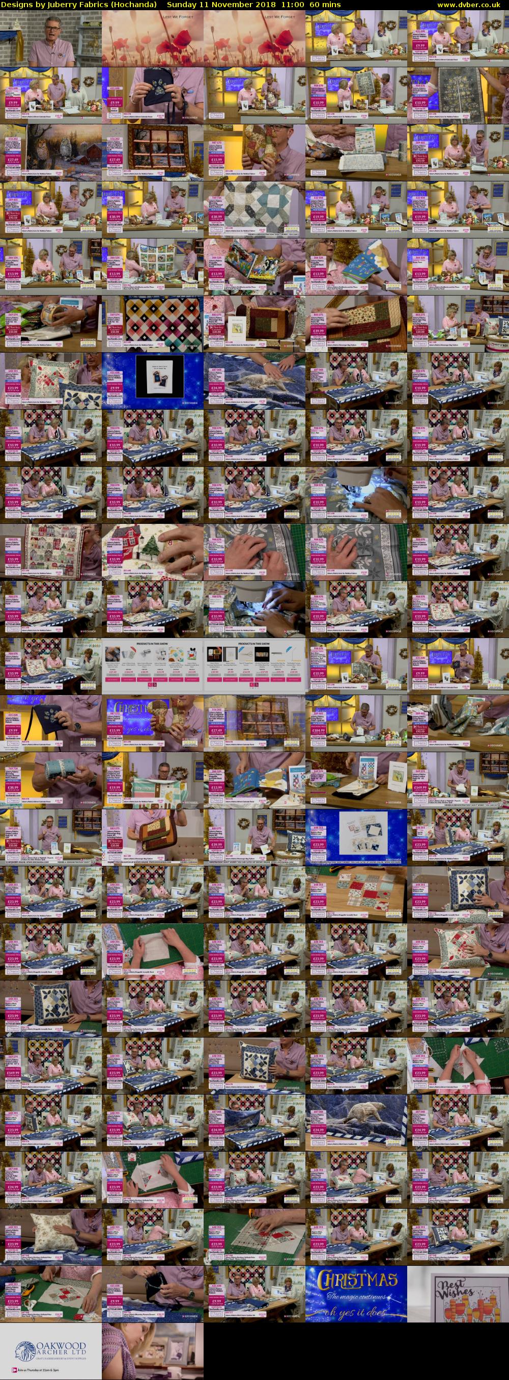 Designs by Juberry Fabrics (Hochanda) Sunday 11 November 2018 11:00 - 12:00