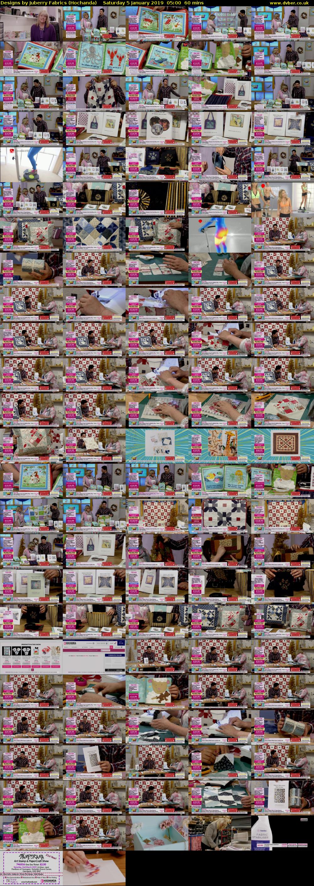 Designs by Juberry Fabrics (Hochanda) Saturday 5 January 2019 05:00 - 06:00