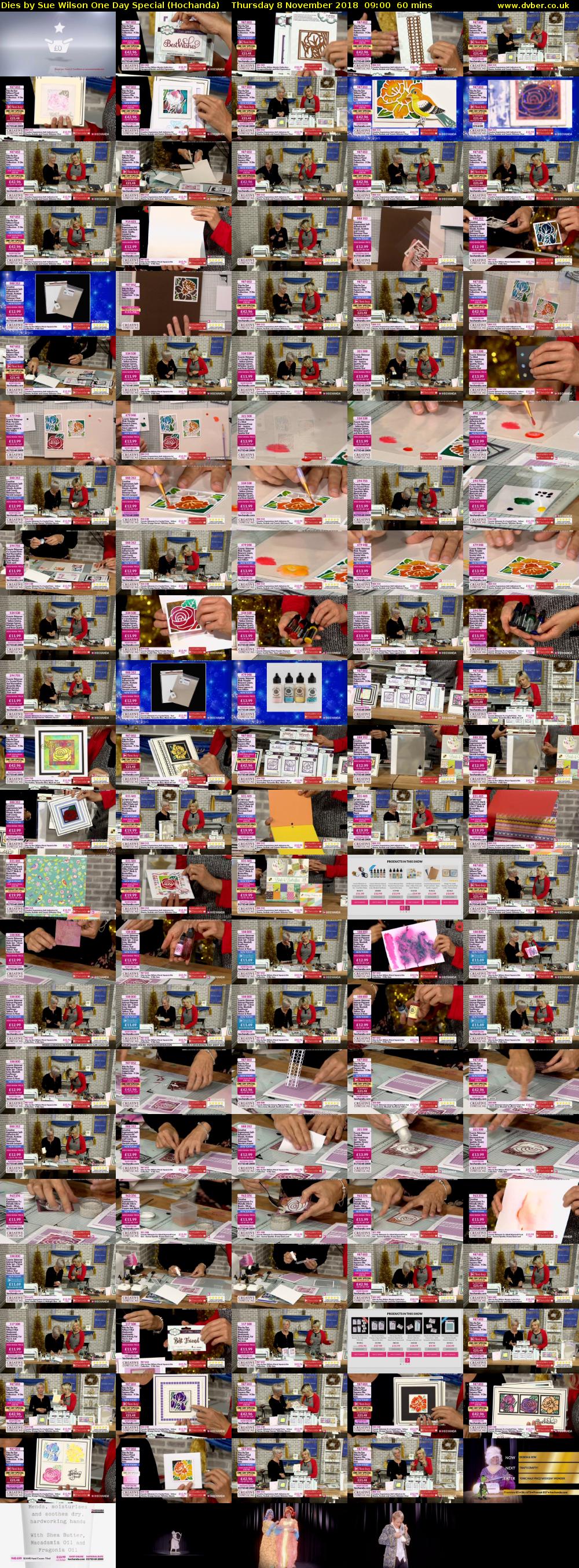 Dies by Sue Wilson One Day Special (Hochanda) Thursday 8 November 2018 09:00 - 10:00