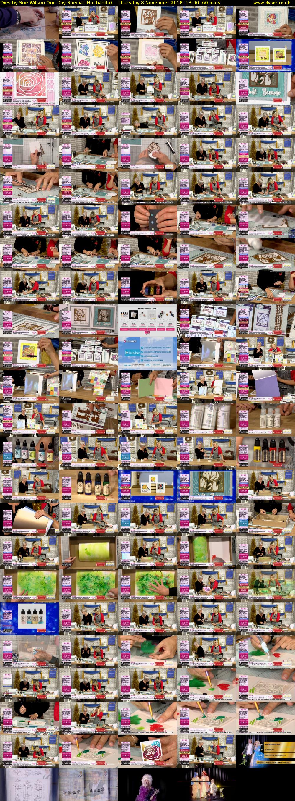 Dies by Sue Wilson One Day Special (Hochanda) Thursday 8 November 2018 13:00 - 14:00