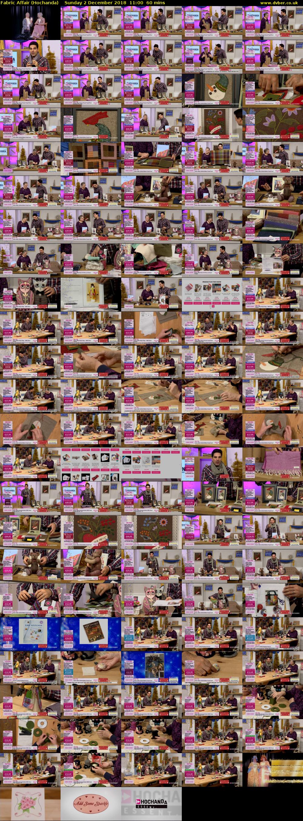 Fabric Affair (Hochanda) Sunday 2 December 2018 11:00 - 12:00