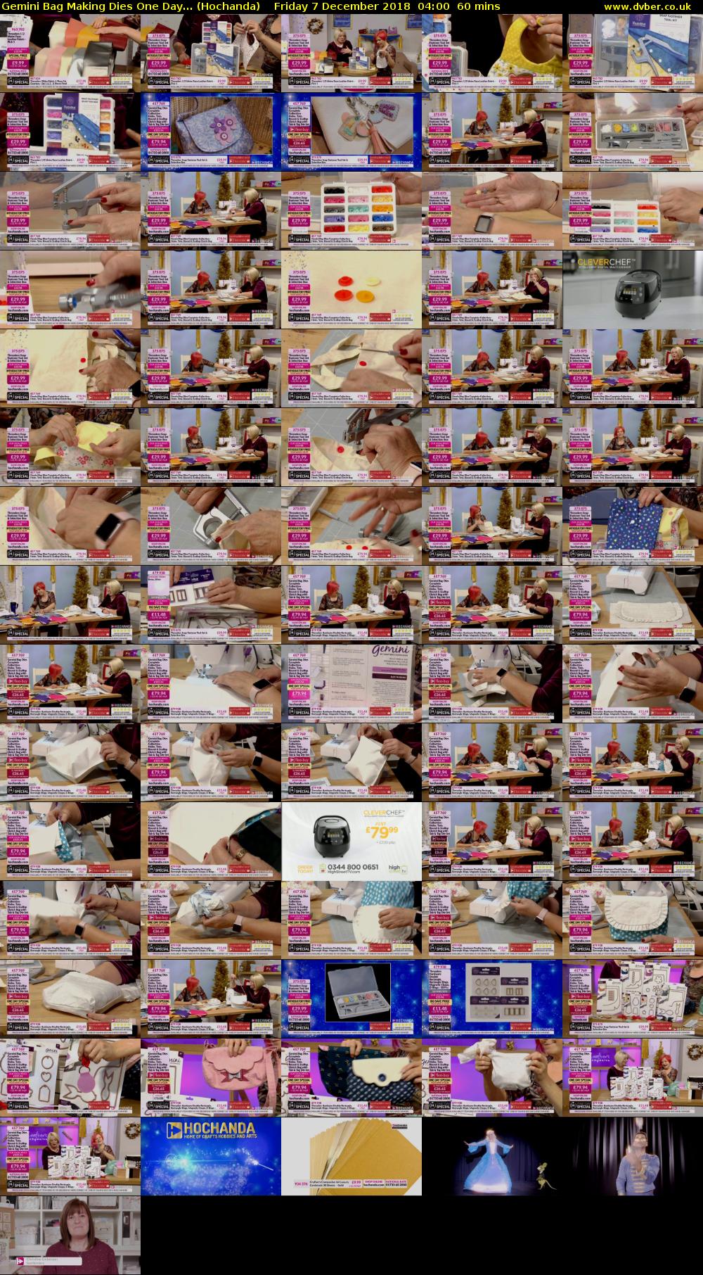 Gemini Bag Making Dies One Day... (Hochanda) Friday 7 December 2018 04:00 - 05:00