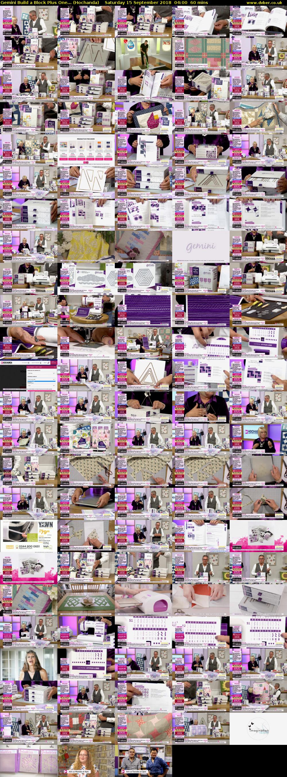 Gemini Build a Block Plus One... (Hochanda) Saturday 15 September 2018 04:00 - 05:00