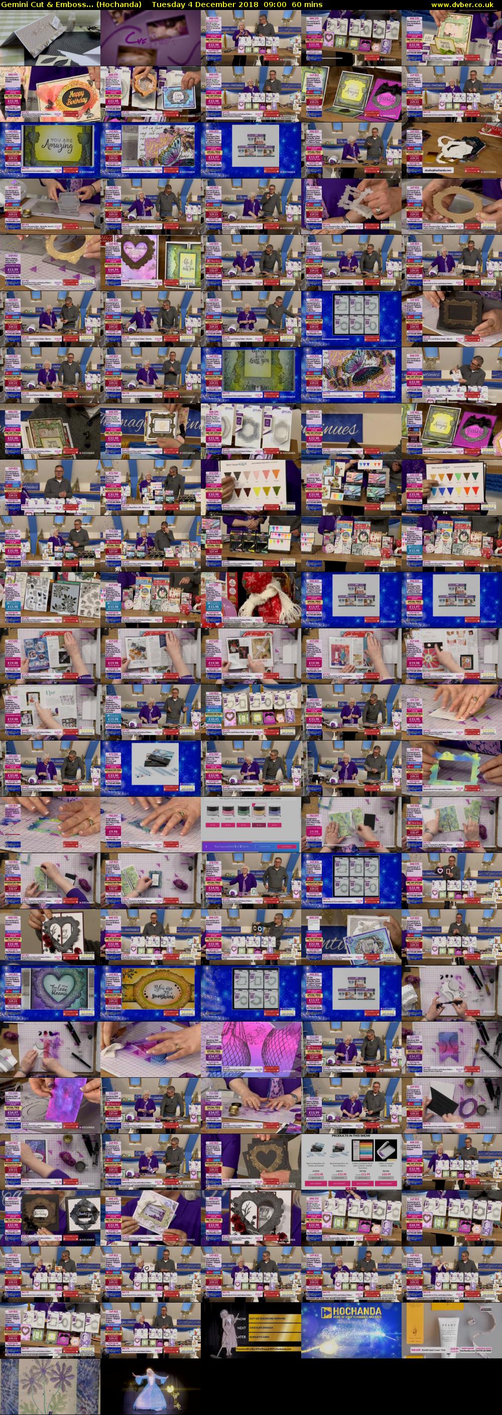 Gemini Cut & Emboss... (Hochanda) Tuesday 4 December 2018 09:00 - 10:00