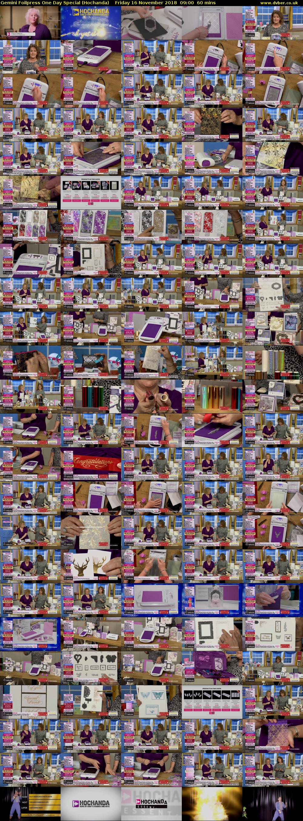 Gemini Foilpress One Day Special (Hochanda) Friday 16 November 2018 09:00 - 10:00