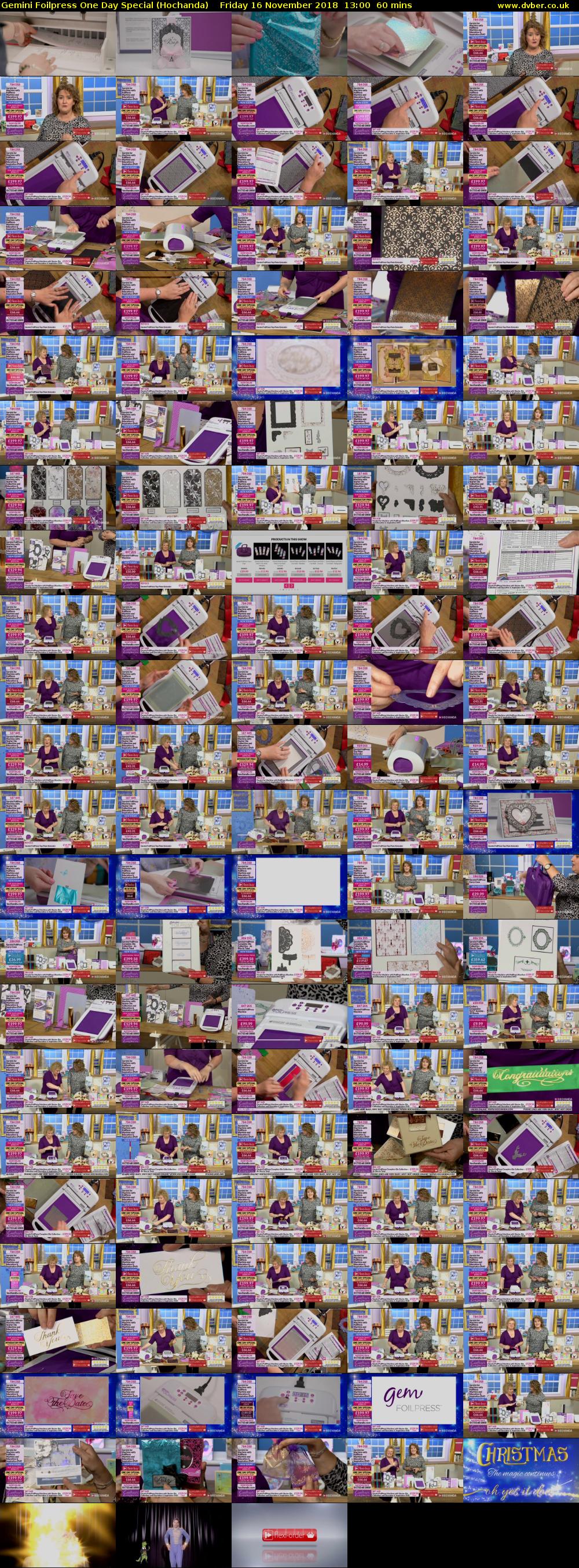 Gemini Foilpress One Day Special (Hochanda) Friday 16 November 2018 13:00 - 14:00