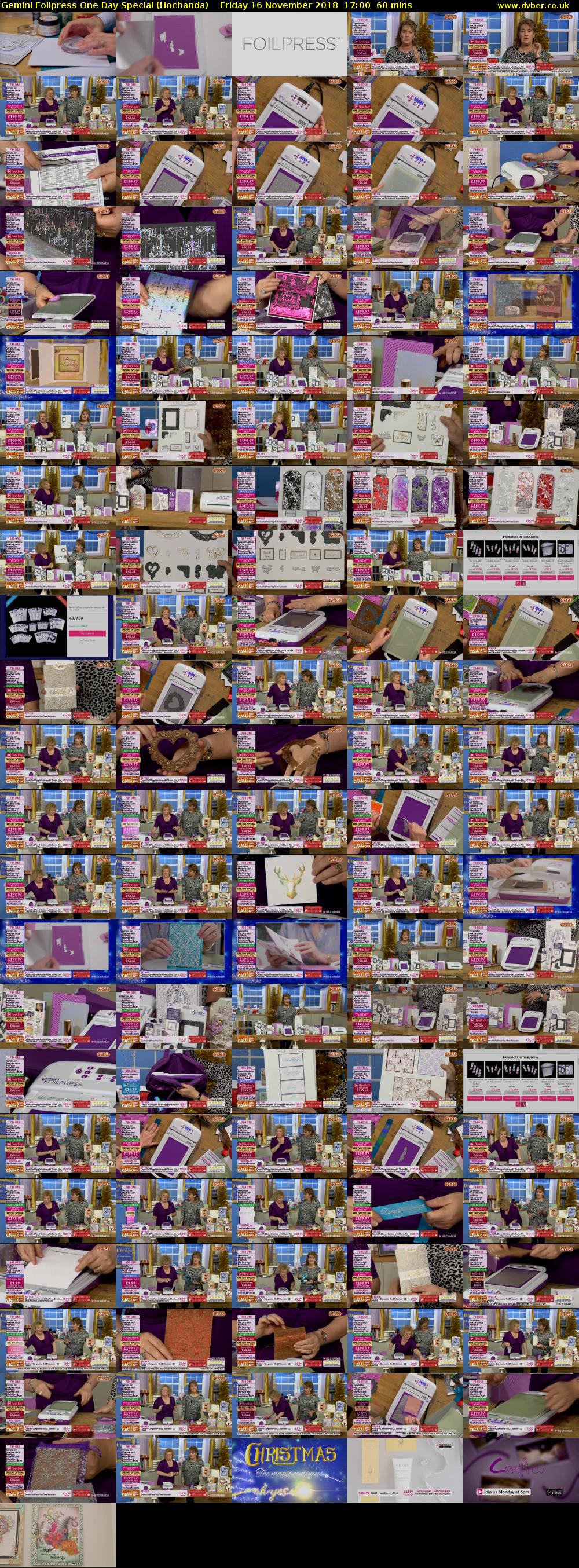 Gemini Foilpress One Day Special (Hochanda) Friday 16 November 2018 17:00 - 18:00