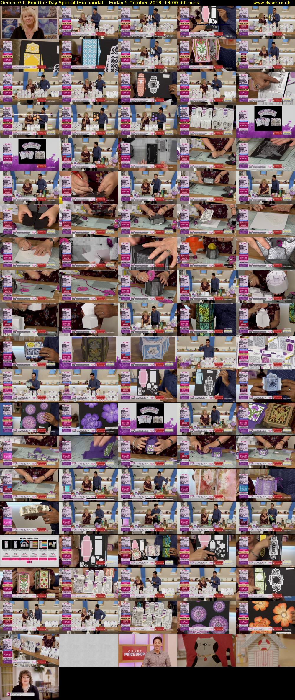 Gemini Gift Box One Day Special (Hochanda) Friday 5 October 2018 13:00 - 14:00