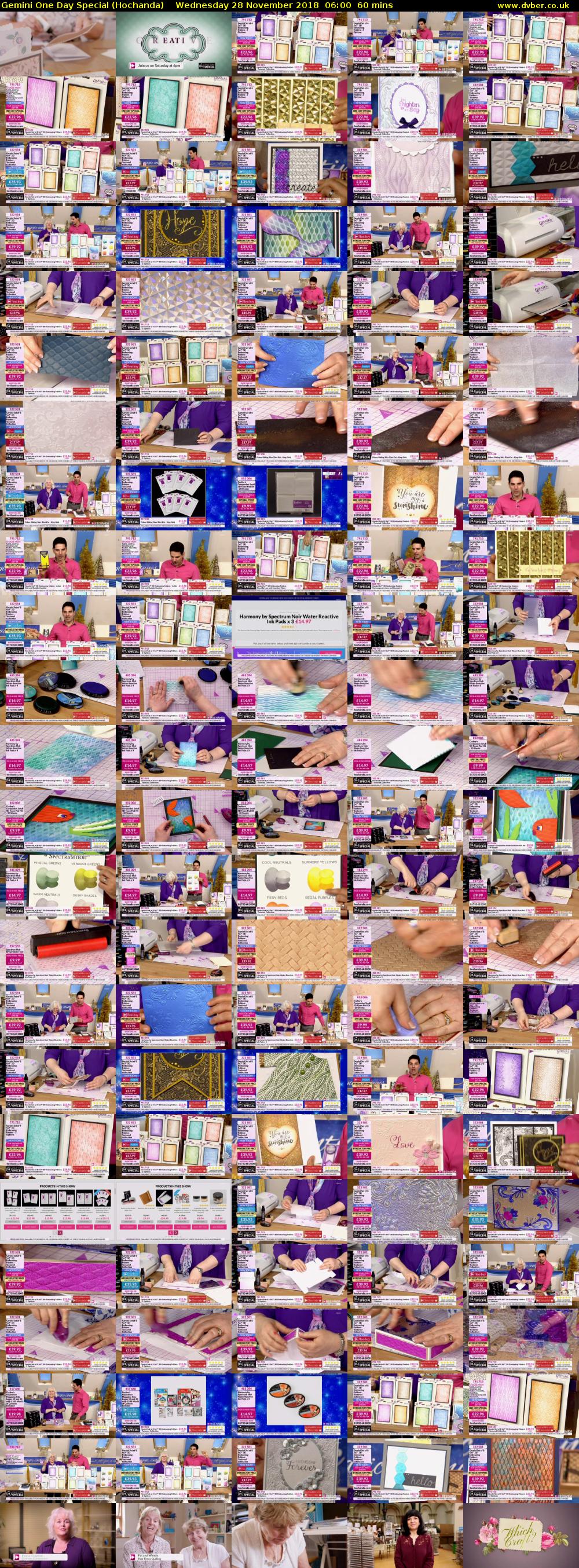 Gemini One Day Special (Hochanda) Wednesday 28 November 2018 06:00 - 07:00