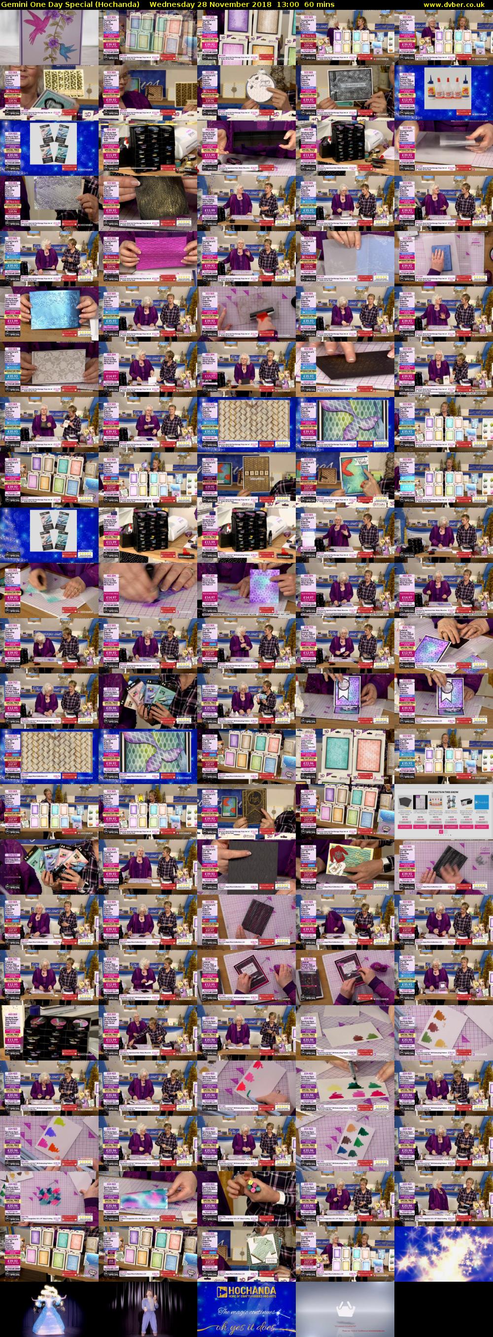 Gemini One Day Special (Hochanda) Wednesday 28 November 2018 13:00 - 14:00