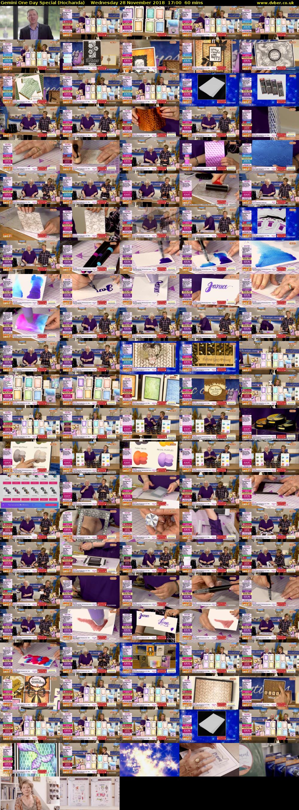 Gemini One Day Special (Hochanda) Wednesday 28 November 2018 17:00 - 18:00
