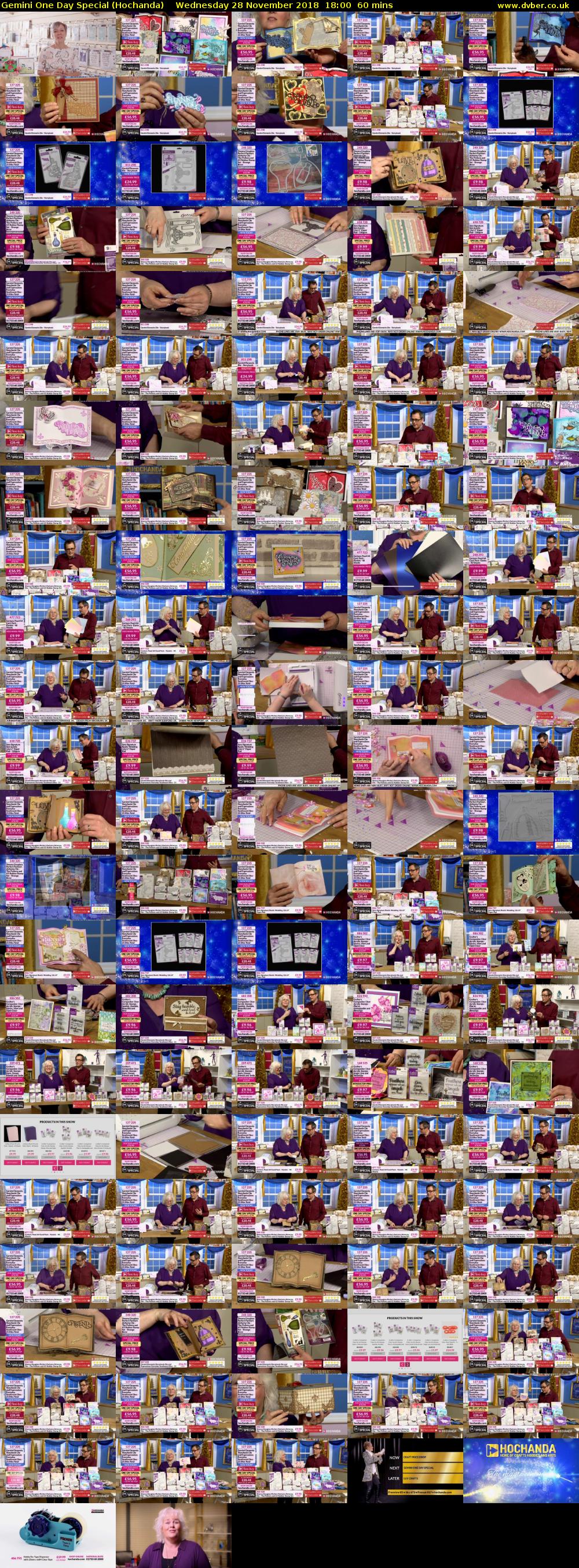 Gemini One Day Special (Hochanda) Wednesday 28 November 2018 18:00 - 19:00