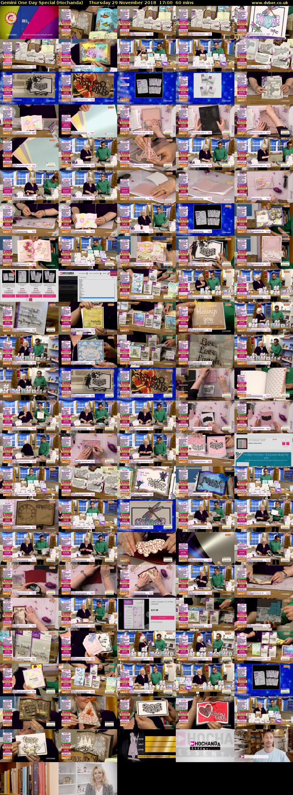 Gemini One Day Special (Hochanda) Thursday 29 November 2018 17:00 - 18:00