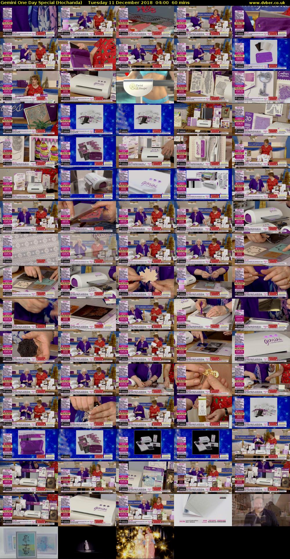 Gemini One Day Special (Hochanda) Tuesday 11 December 2018 04:00 - 05:00