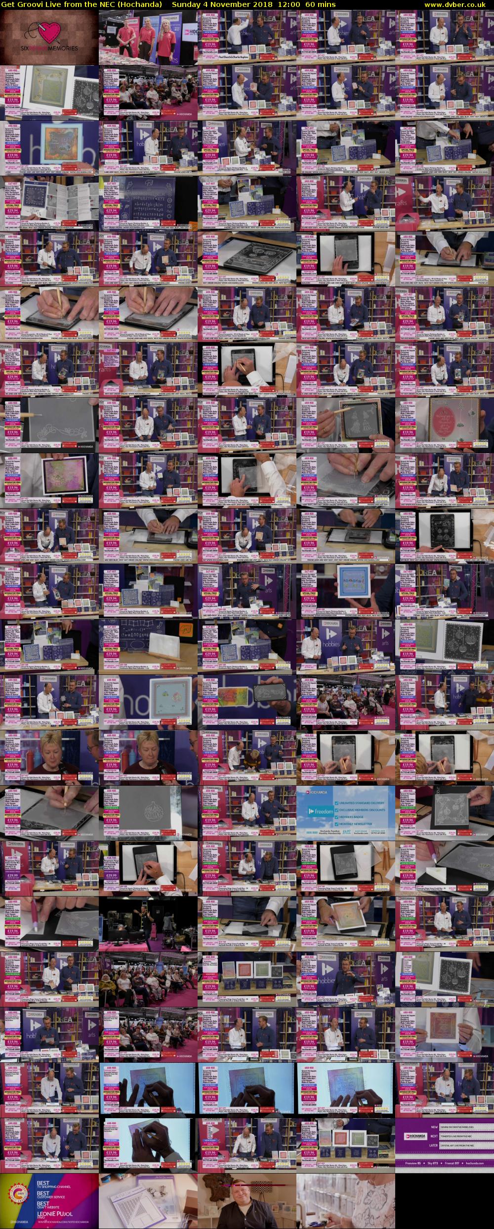 Get Groovi Live from the NEC (Hochanda) Sunday 4 November 2018 12:00 - 13:00