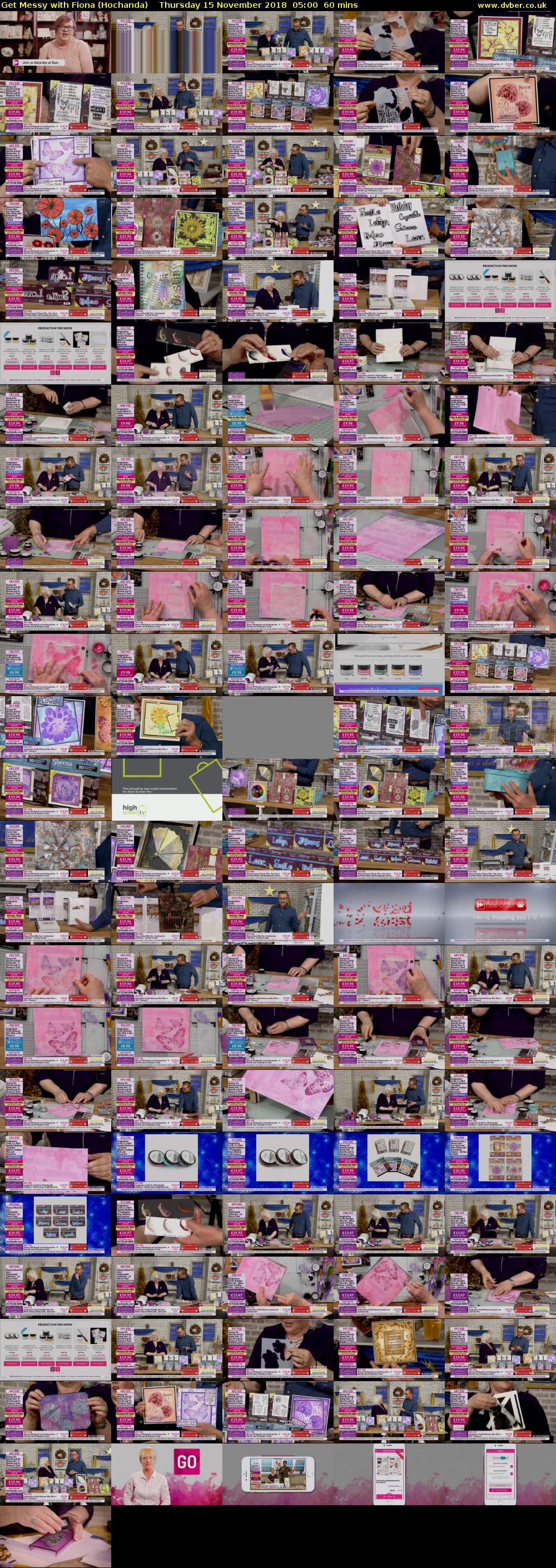 Get Messy with Fiona (Hochanda) Thursday 15 November 2018 05:00 - 06:00