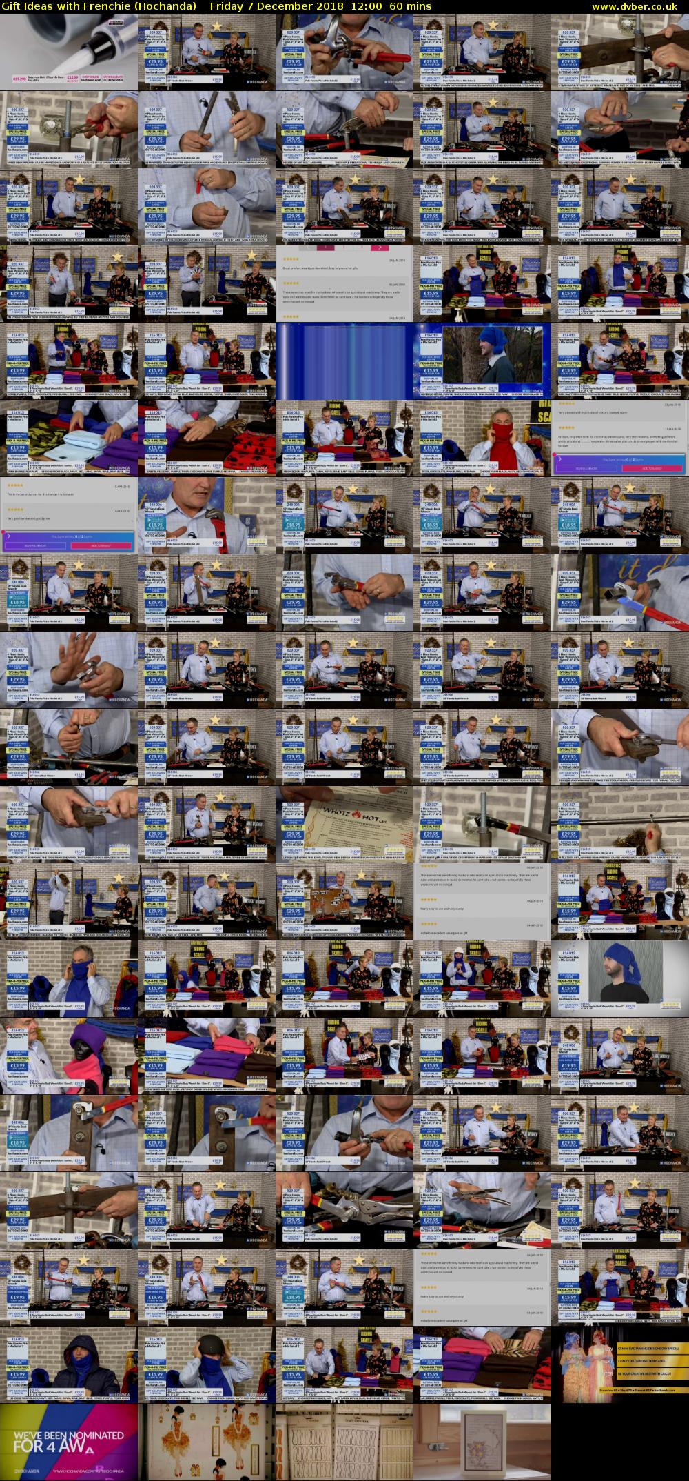 Gift Ideas with Frenchie (Hochanda) Friday 7 December 2018 12:00 - 13:00