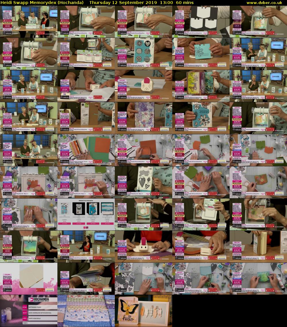 Heidi Swapp Memorydex (Hochanda) Thursday 12 September 2019 13:00 - 14:00