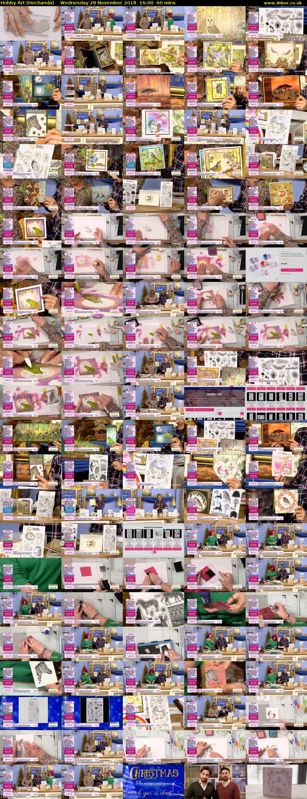Hobby Art (Hochanda) Wednesday 28 November 2018 16:00 - 17:00