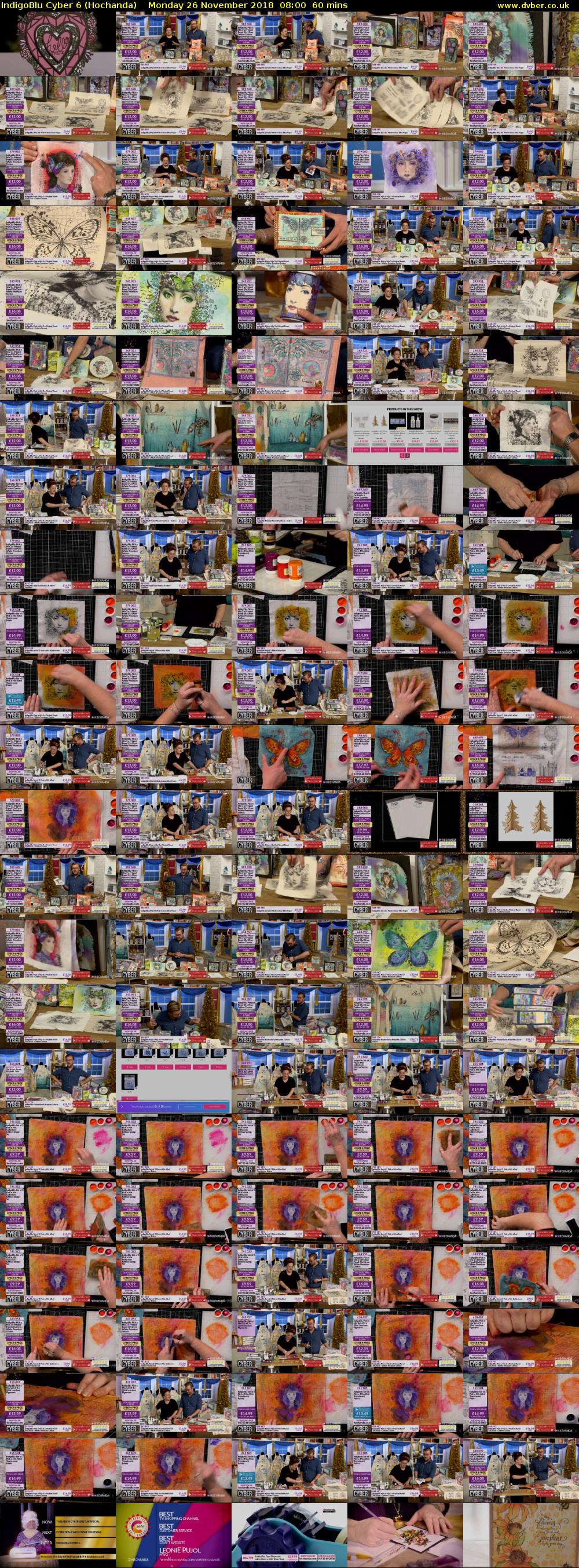 IndigoBlu Cyber 6 (Hochanda) Monday 26 November 2018 08:00 - 09:00