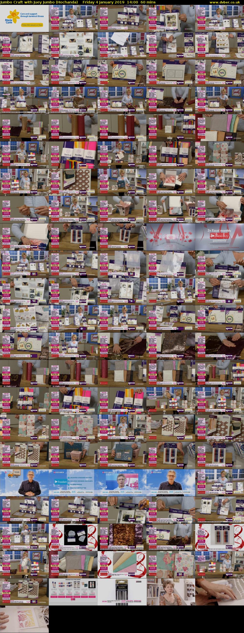 Jumbo Craft with Juey Jumbo (Hochanda) Friday 4 January 2019 14:00 - 15:00