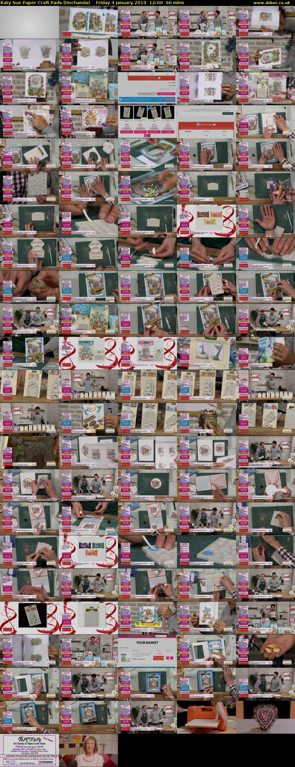 Katy Sue Paper Craft Pads (Hochanda) Friday 4 January 2019 12:00 - 13:00