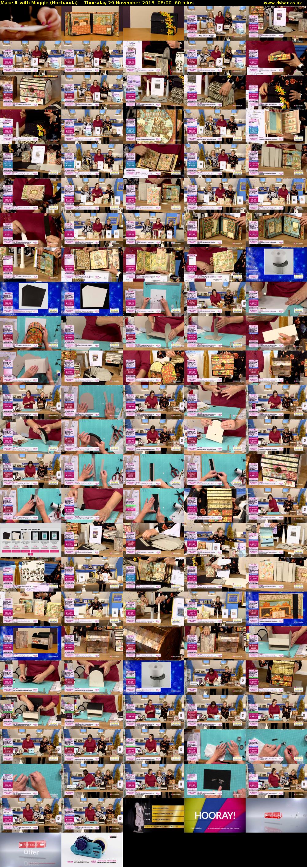 Make It with Maggie (Hochanda) Thursday 29 November 2018 08:00 - 09:00