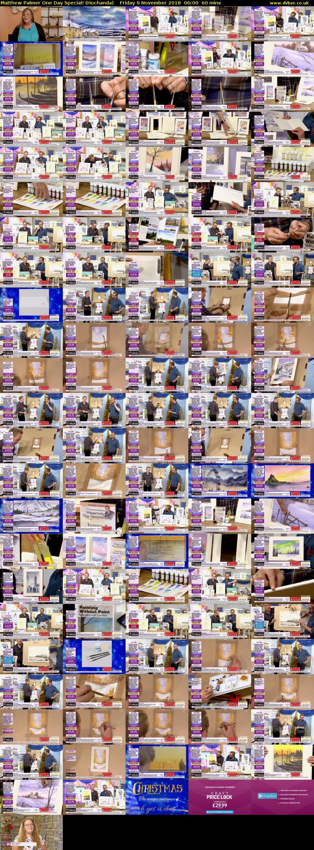 Matthew Palmer One Day Special! (Hochanda) Friday 9 November 2018 06:00 - 07:00