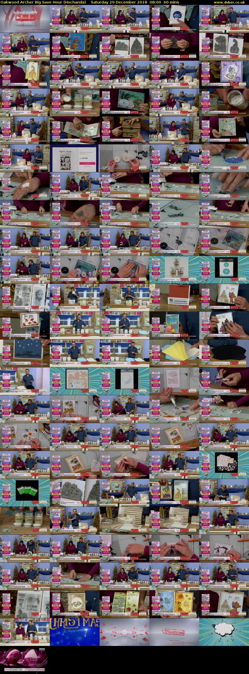 Oakwood Archer Big Save Hour (Hochanda) Saturday 29 December 2018 08:00 - 09:00