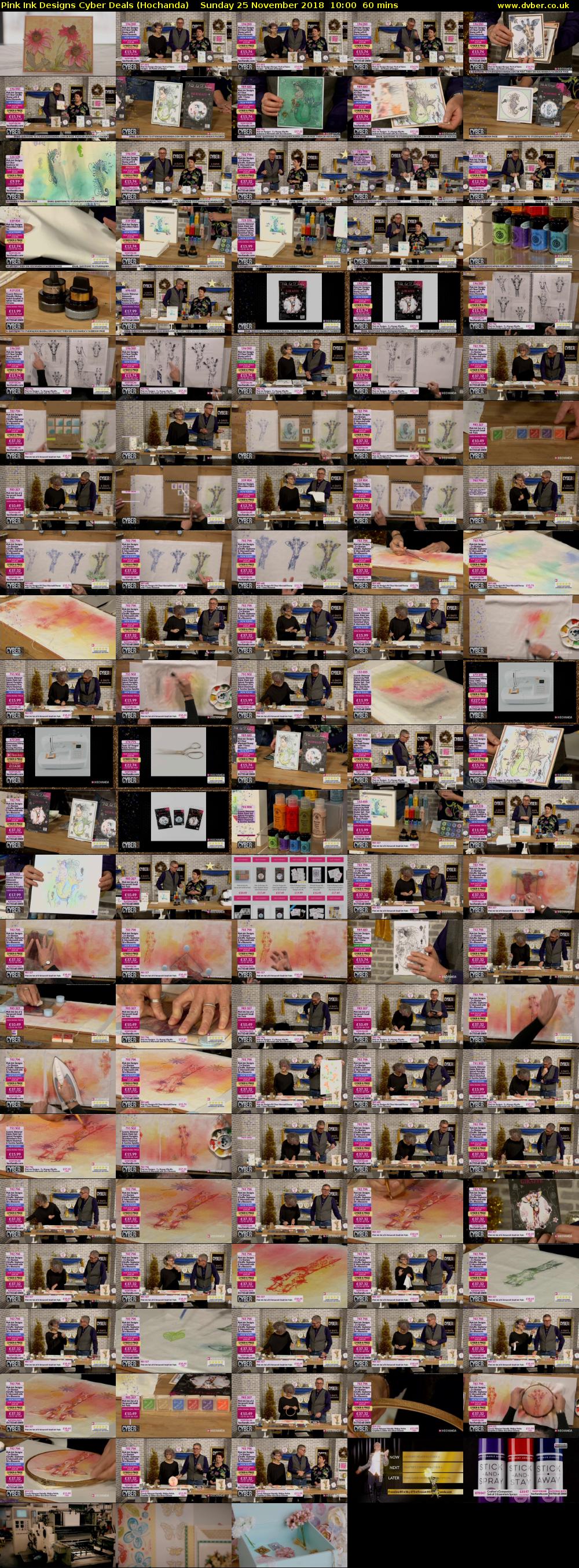 Pink Ink Designs Cyber Deals (Hochanda) Sunday 25 November 2018 10:00 - 11:00