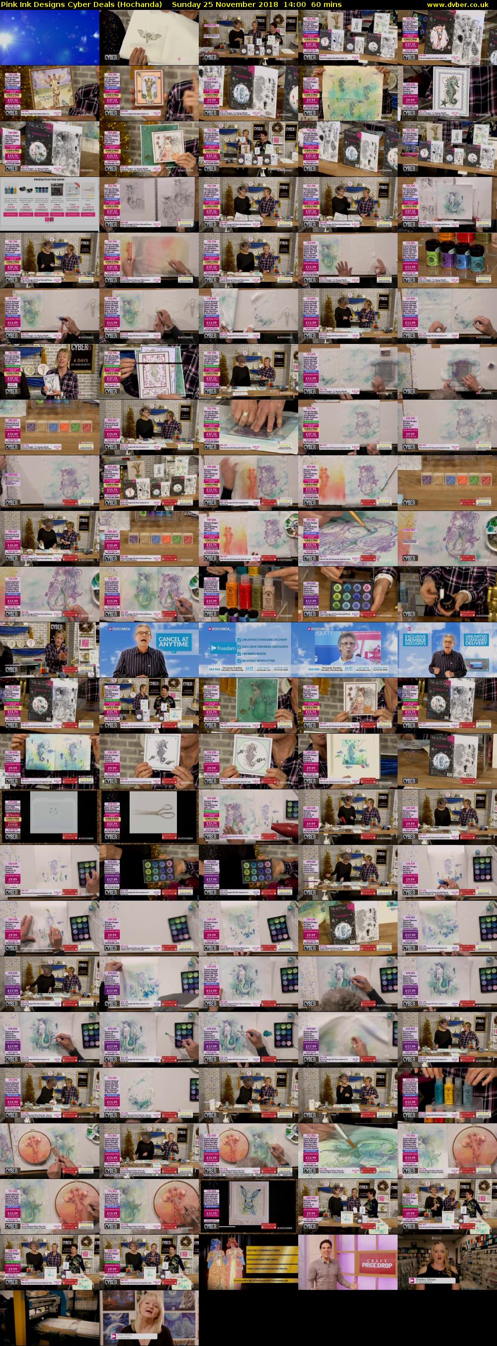 Pink Ink Designs Cyber Deals (Hochanda) Sunday 25 November 2018 14:00 - 15:00