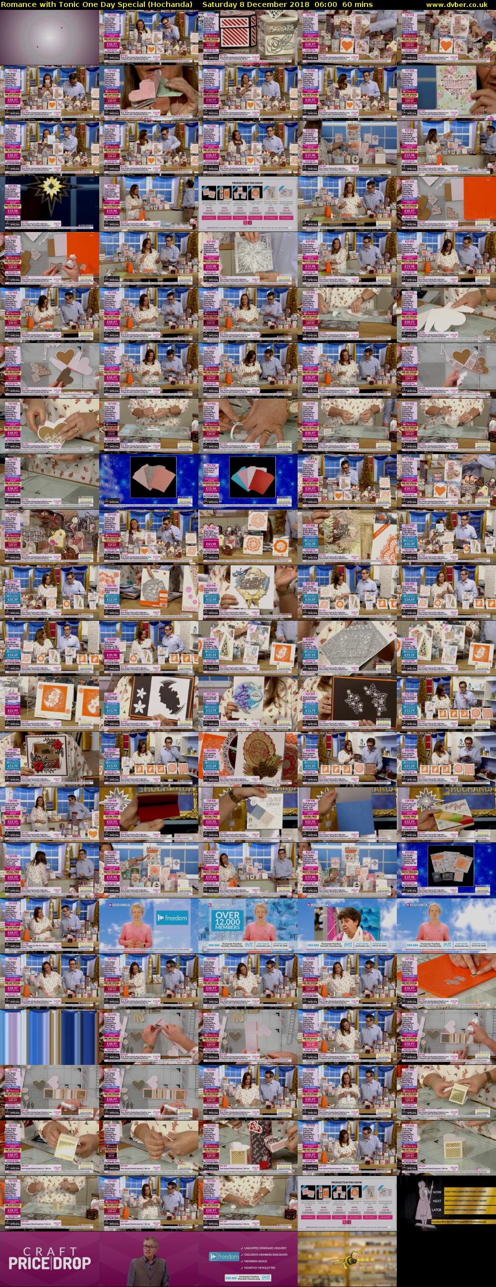 Romance with Tonic One Day Special (Hochanda) Saturday 8 December 2018 06:00 - 07:00