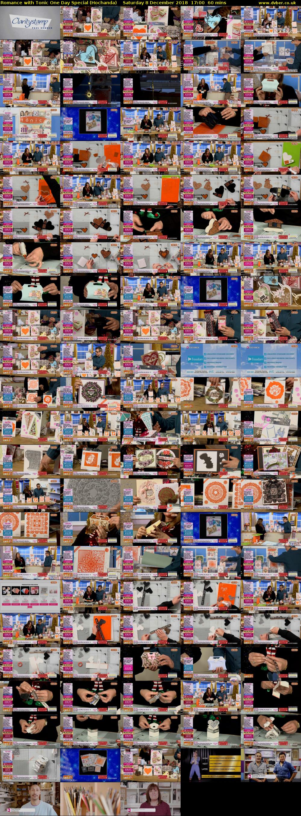 Romance with Tonic One Day Special (Hochanda) Saturday 8 December 2018 17:00 - 18:00