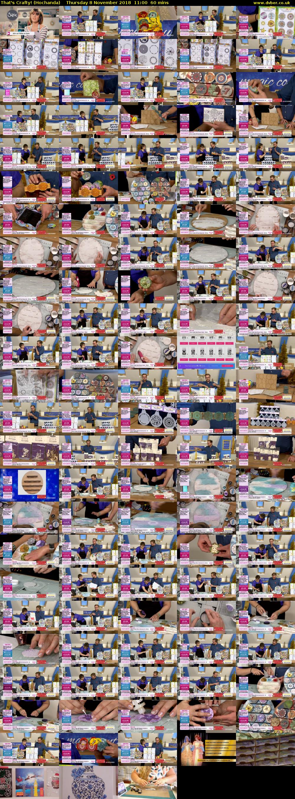 That's Crafty! (Hochanda) Thursday 8 November 2018 11:00 - 12:00