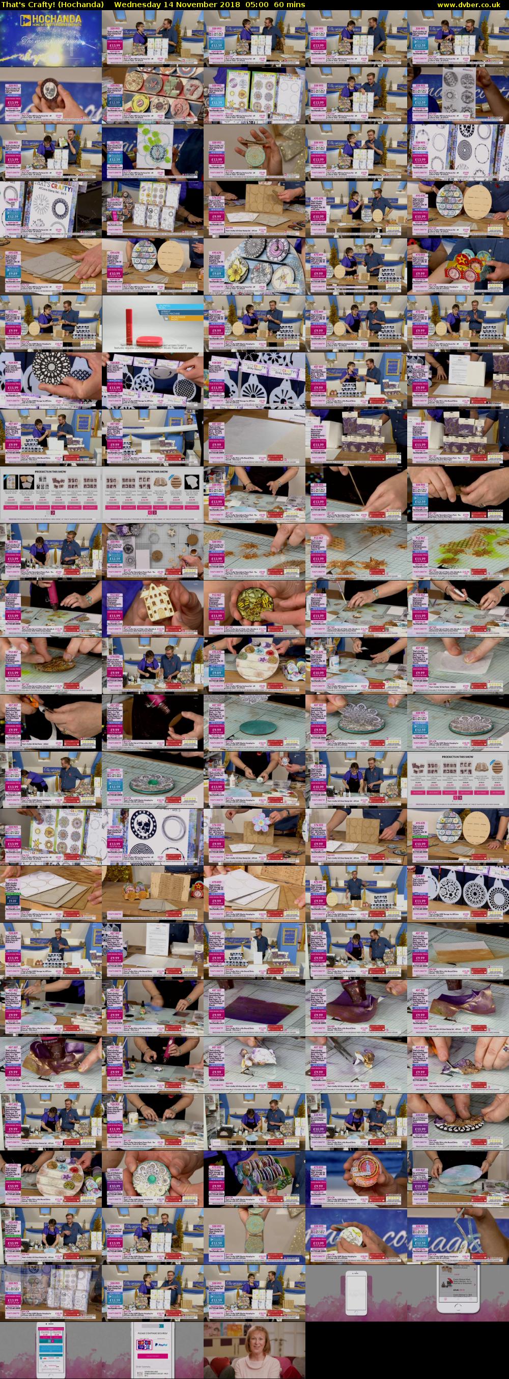 That's Crafty! (Hochanda) Wednesday 14 November 2018 05:00 - 06:00