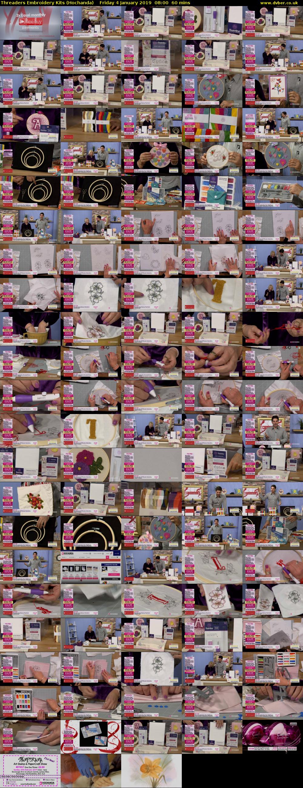 Threaders Embroidery Kits (Hochanda) Friday 4 January 2019 08:00 - 09:00