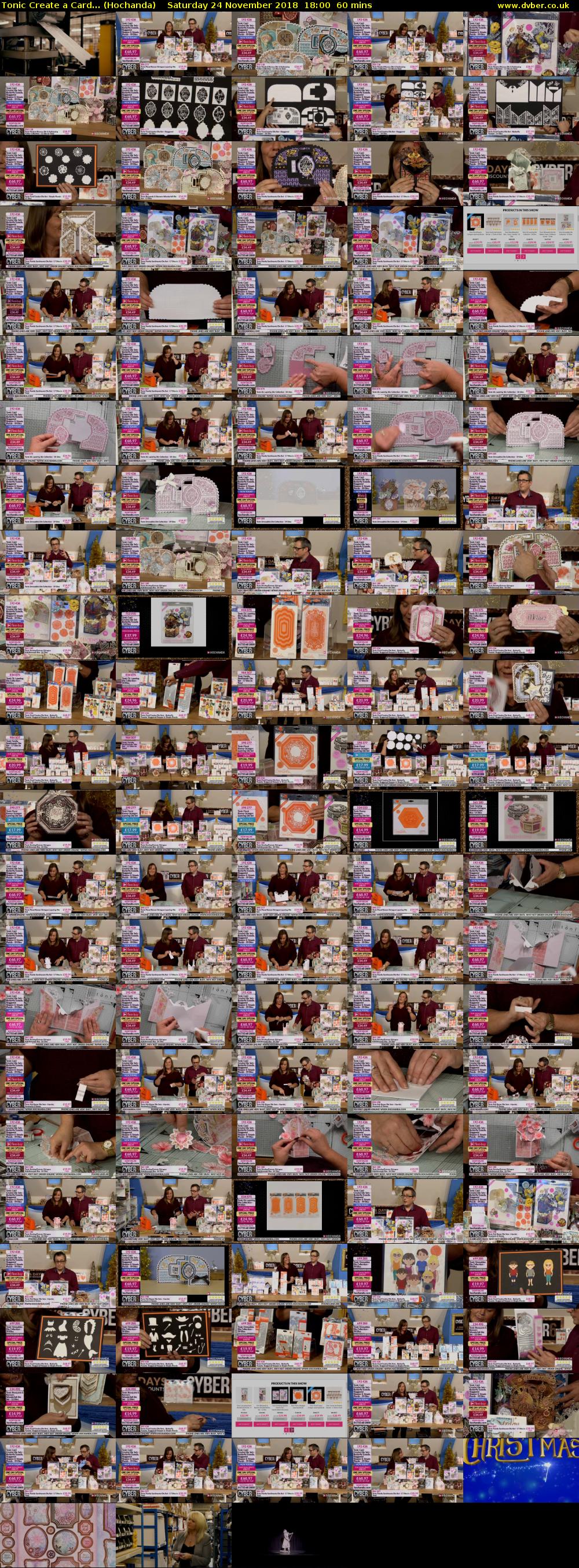 Tonic Create a Card... (Hochanda) Saturday 24 November 2018 18:00 - 19:00