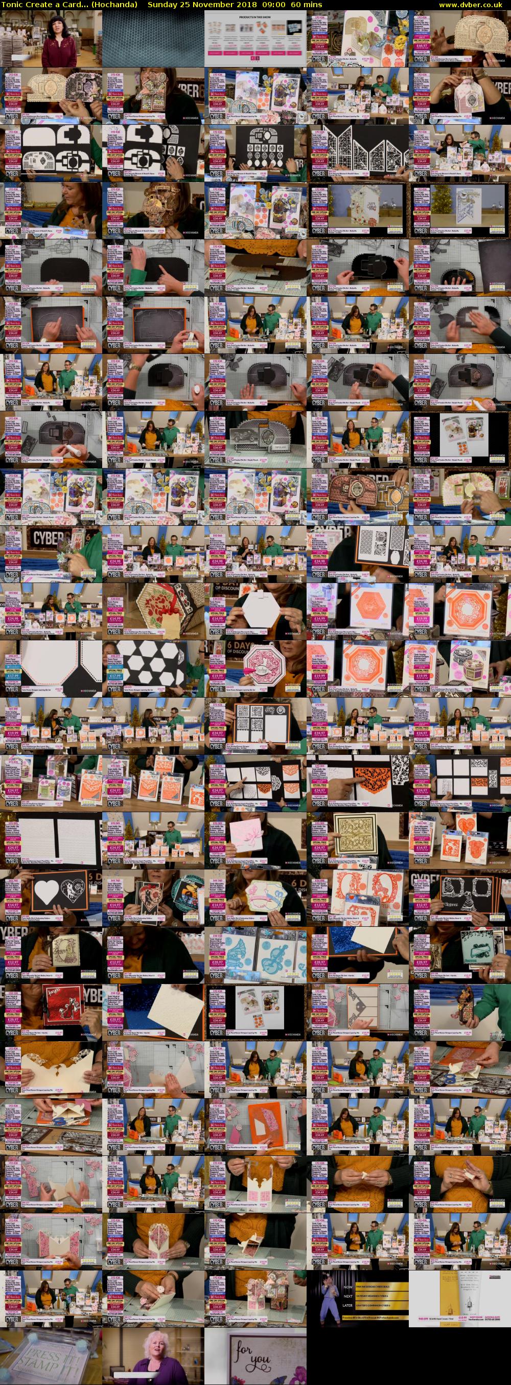 Tonic Create a Card... (Hochanda) Sunday 25 November 2018 09:00 - 10:00