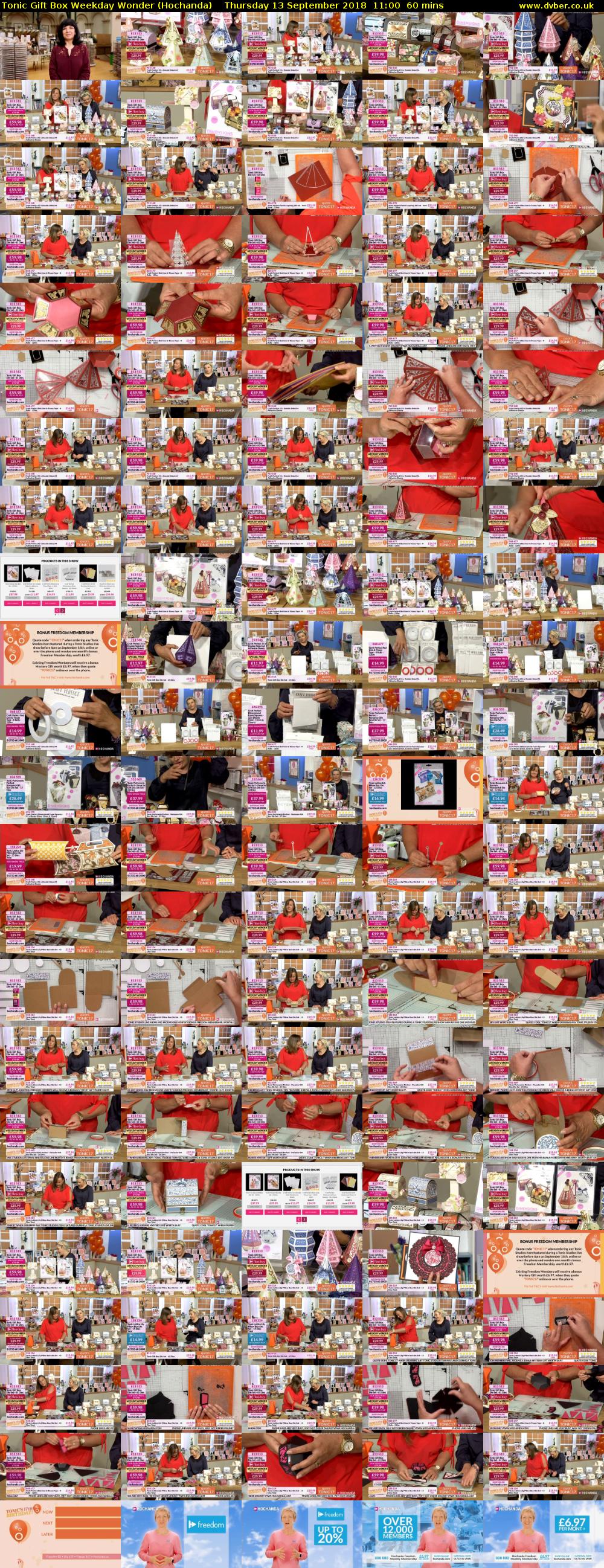 Tonic Gift Box Weekday Wonder (Hochanda) Thursday 13 September 2018 11:00 - 12:00