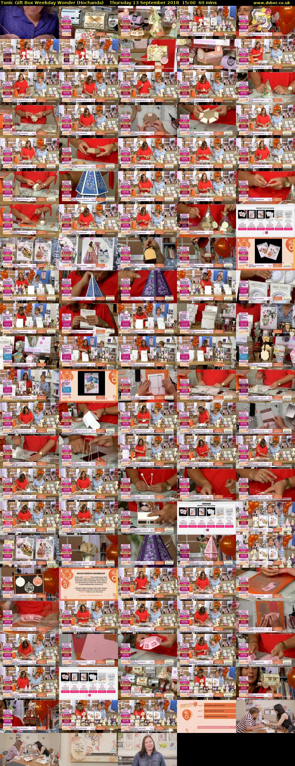 Tonic Gift Box Weekday Wonder (Hochanda) Thursday 13 September 2018 15:00 - 16:00
