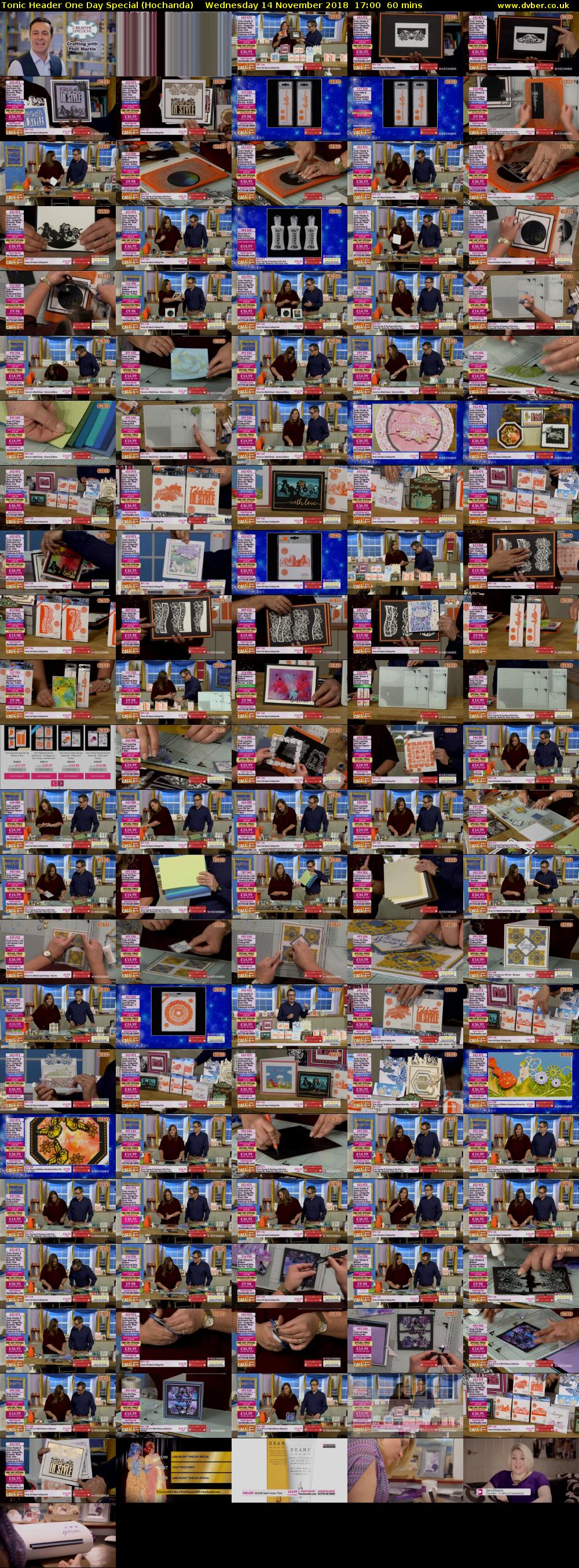 Tonic Header One Day Special (Hochanda) Wednesday 14 November 2018 17:00 - 18:00
