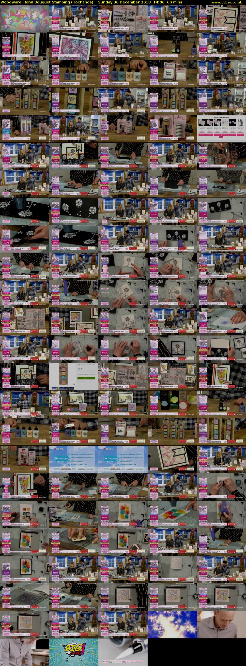 Woodware Floral Bouquet Stamping (Hochanda) Sunday 30 December 2018 14:00 - 15:00