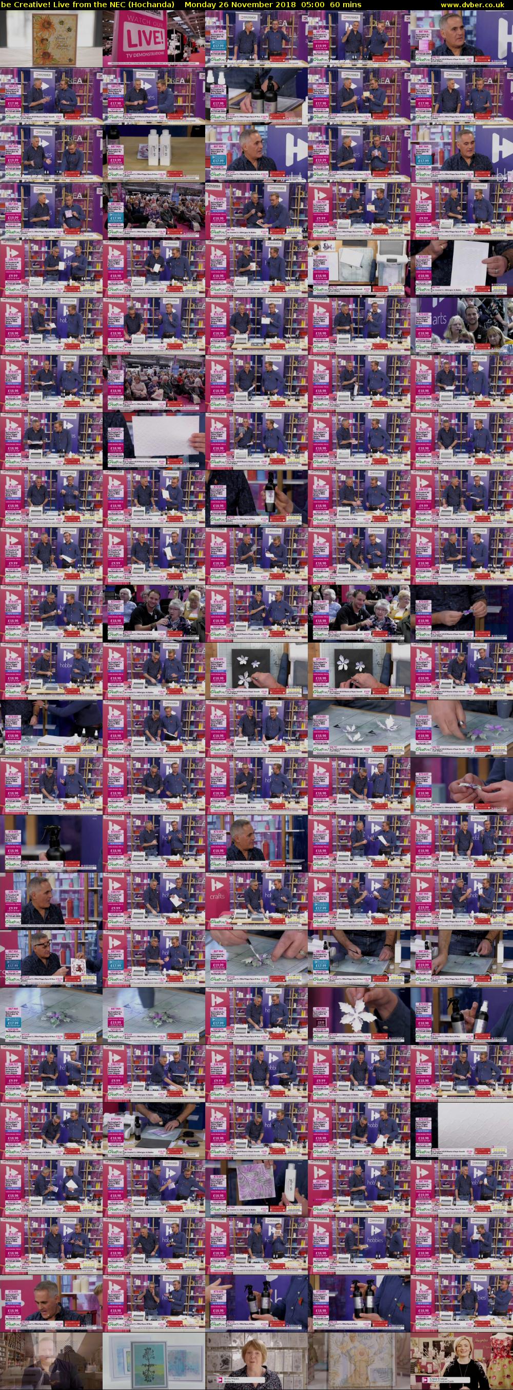 be Creative! Live from the NEC (Hochanda) Monday 26 November 2018 05:00 - 06:00