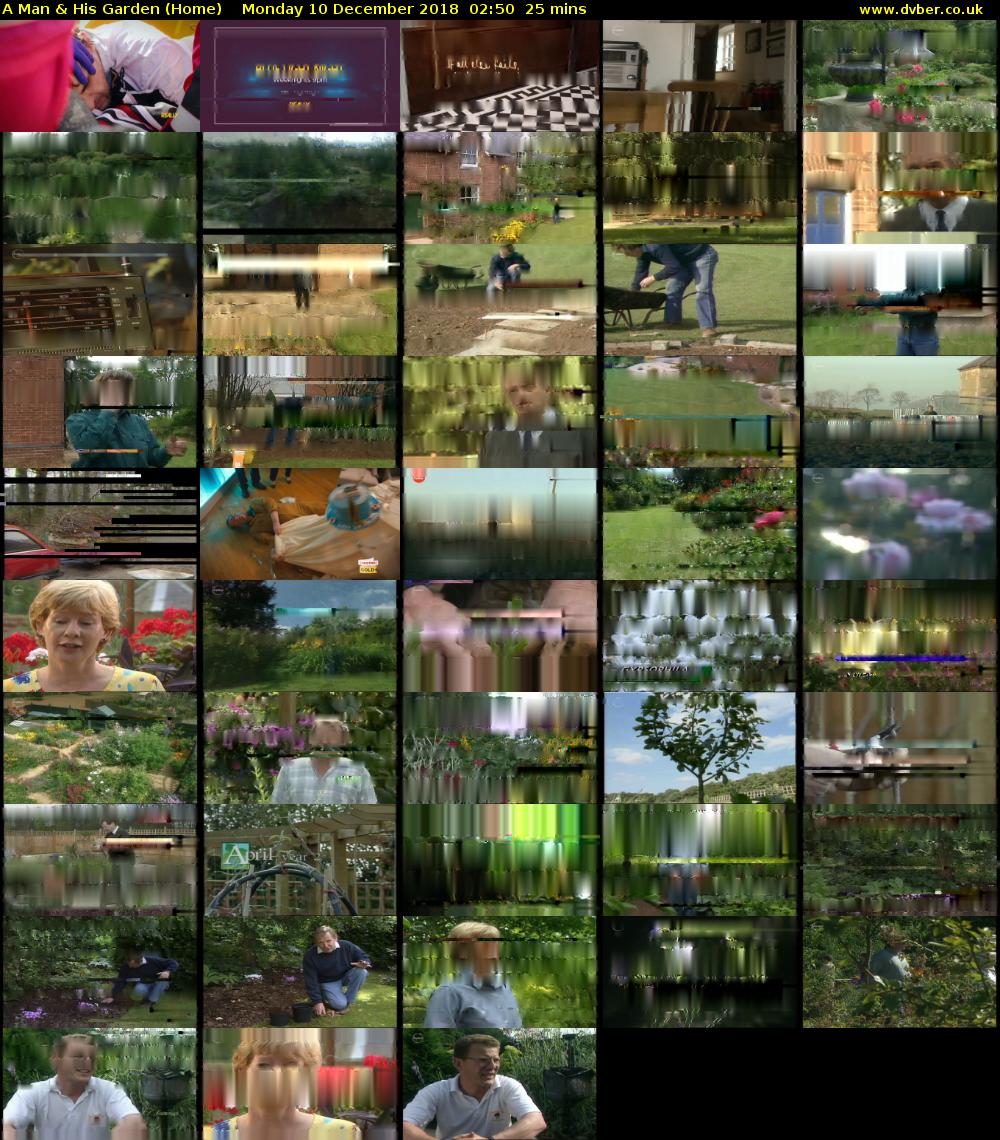 A Man & His Garden (Home) Monday 10 December 2018 02:50 - 03:15