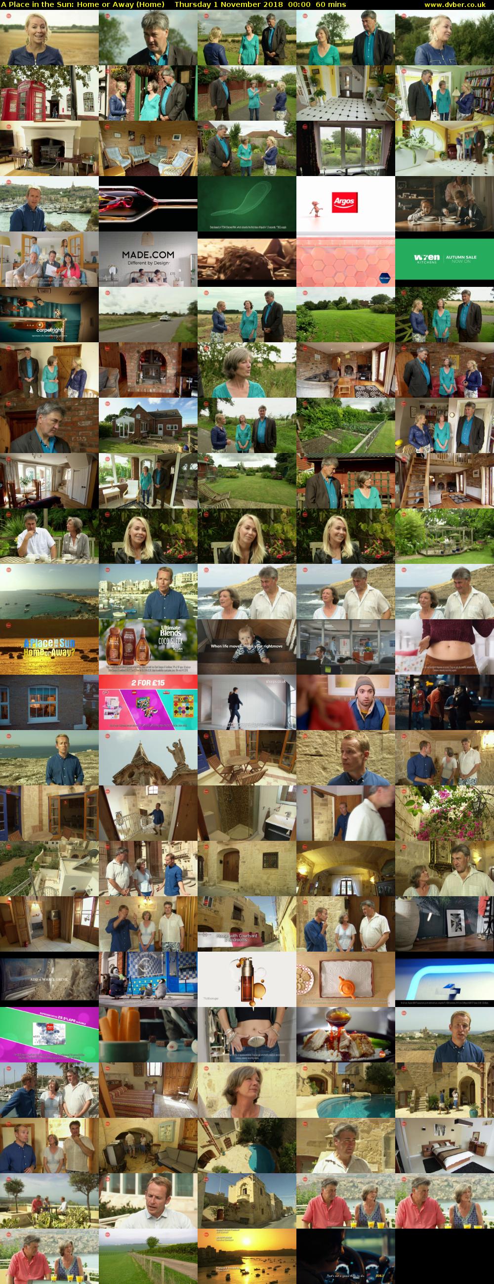 A Place in the Sun: Home or Away (Home) Thursday 1 November 2018 00:00 - 01:00